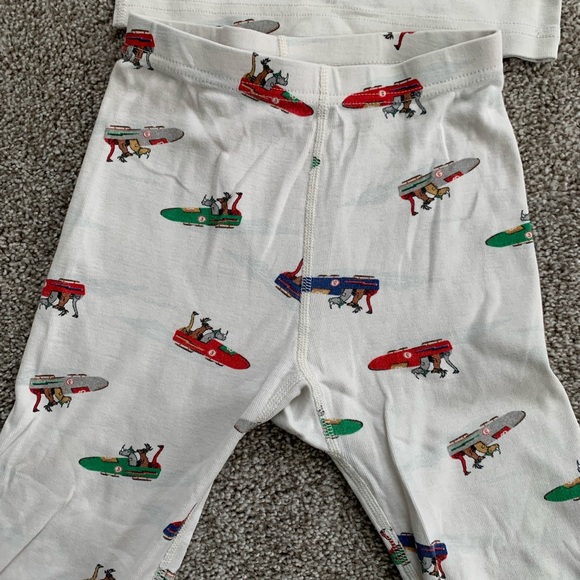 Hanna Andersson 120 size 6/7 Organic Cotton holiday Winter pajamas - Picture 3 of 5